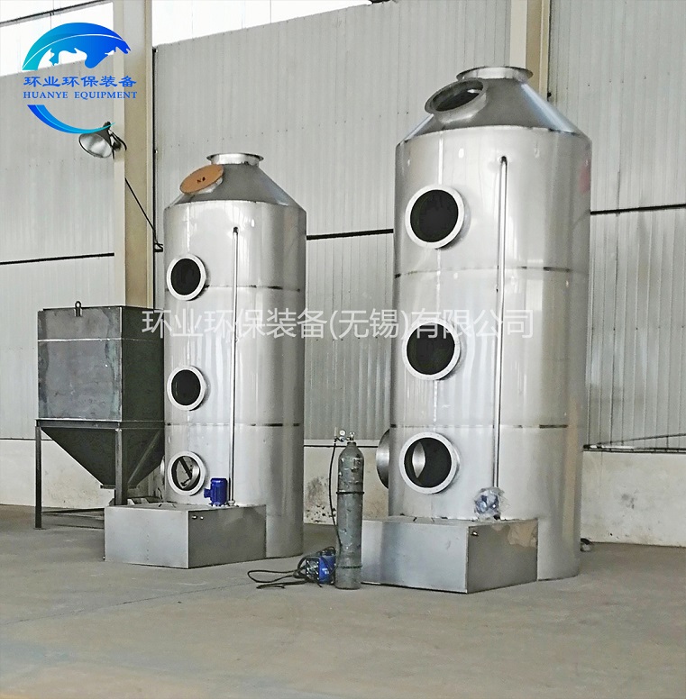 不銹鋼噴淋塔在輪胎廠的廢氣處理